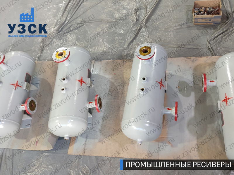 фотография емкостных ресиверов газа Златоуст